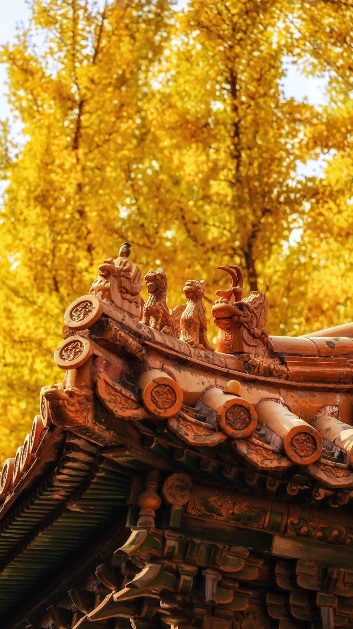 East Sacred Hotel--Very Near Beijing Tiananmen Square ,The Forbidden City,The Temple Of Heaven ,3 Minutes' Walk To Wangfujing Subway ,Located In The Center Of Beijing, Many Shopping Malls Around,Newly Renovated Hotel-Able To Receive Foreign Guests Pequim Exterior foto The roof of the temple